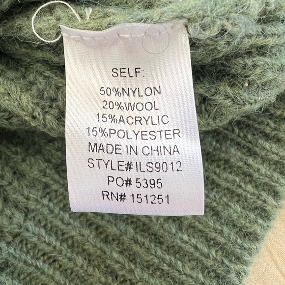 In Bloom Green Ribbed Cardigan - Picture 4 of 4